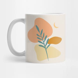 Boho minimalist abstract shapes Mug